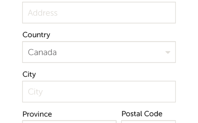 Mobile Login Comps Enter Address Screen Canada